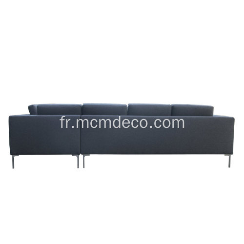 Sofa sectionnel en tissu B &amp; B Italia forme L, Charles